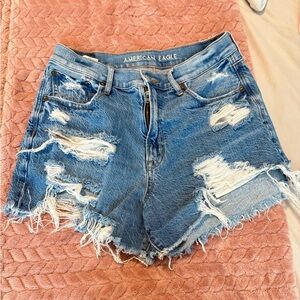 American Eagle Highest Rise 90s Boyfriend Denim Shorts Size 6